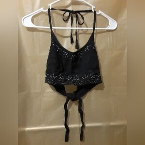 Magic Black and Gold Free Size Top